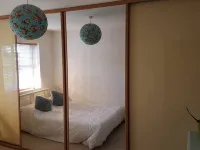 Wood effect slide robes