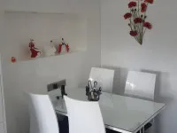 White pvc table and chairs