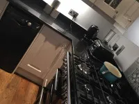 all black kitchen