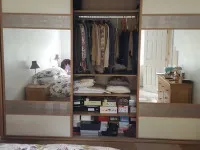 Open bedroom slide robes
